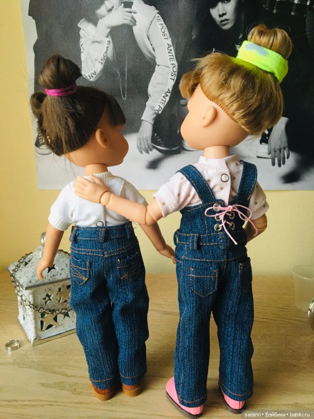 Джинсовое настроение — Одежда и обувь для кукол своими руками: фото (фото 7)