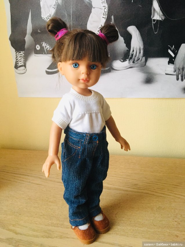Джинсовое настроение — Одежда и обувь для кукол своими руками: фото (фото 9)