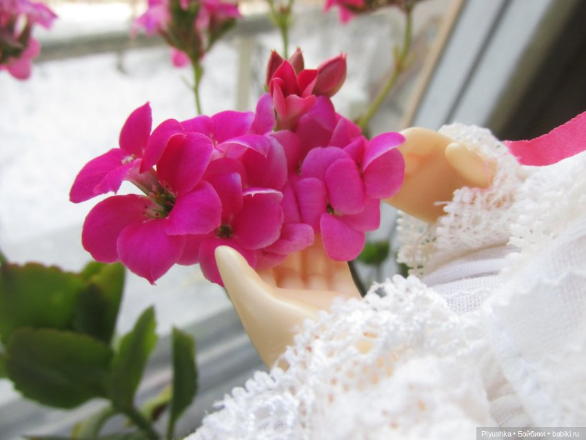 Девочка и цветы — Авторские куклы BJD (БЖД) у нас дома: фото (фото 2)