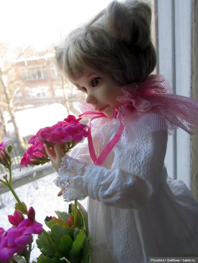 Девочка и цветы — Авторские куклы BJD (БЖД) у нас дома: фото (фото 4)