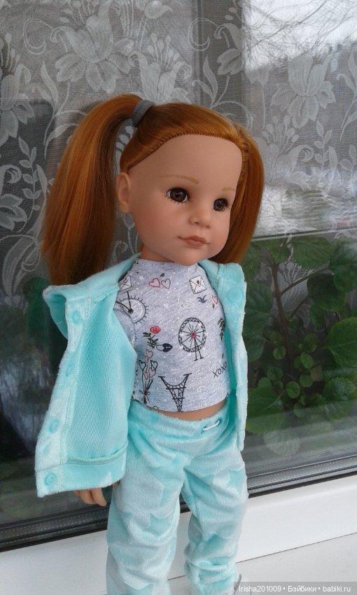Мятный комплектик — Куклы Gotz (Готц): Ханна (фото 2)