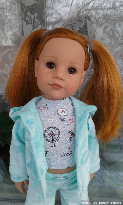 Мятный комплектик — Куклы Gotz (Готц): Ханна (фото 8)