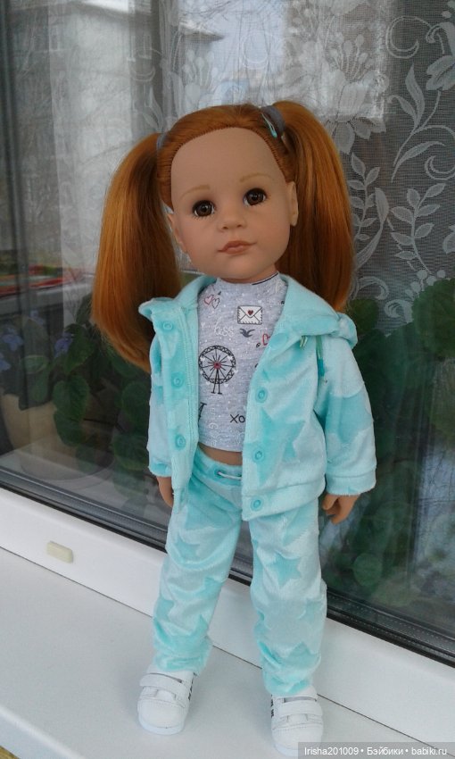 Мятный комплектик — Куклы Gotz (Готц): Ханна (фото 3)