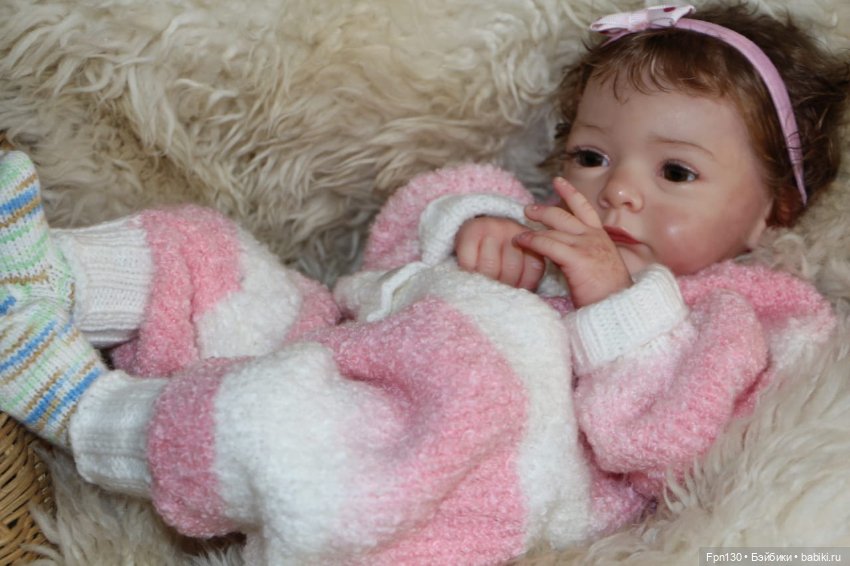 Малышка-очаровашка кукла Реборн (фото 5)