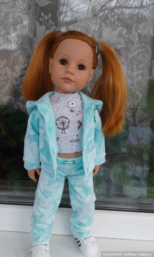 Мятный комплектик — Куклы Gotz (Готц): Ханна (фото 4)