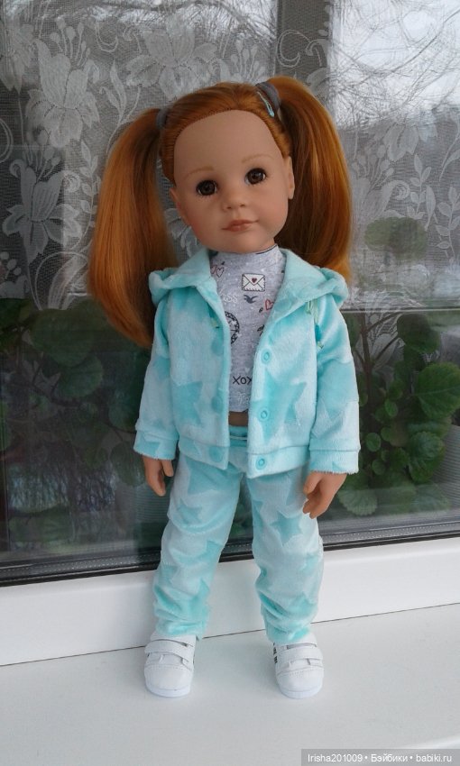 Мятный комплектик — Куклы Gotz (Готц): Ханна (фото 7)
