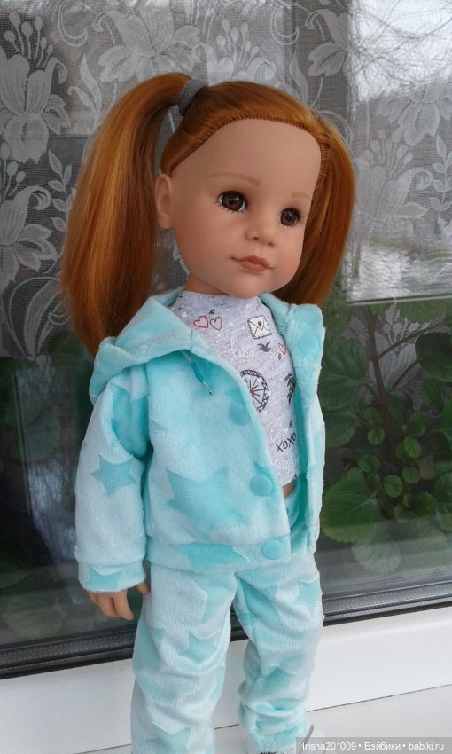 Мятный комплектик — Куклы Gotz (Готц): Ханна