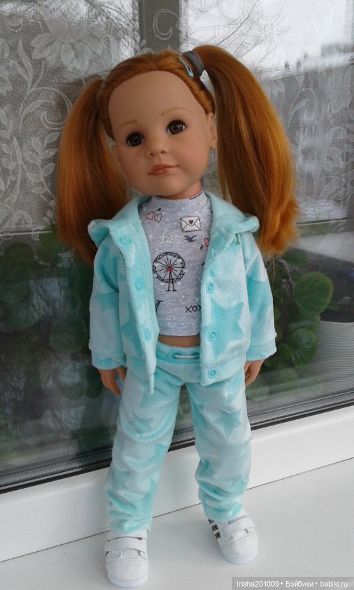 Мятный комплектик — Куклы Gotz (Готц): Ханна (фото 5)