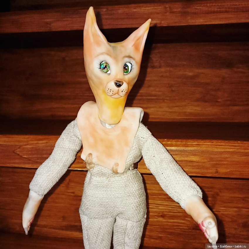 Куклокот из полимерной глины, с тряпичным телом. Или как поддержать ребенка в творческих начинаниях