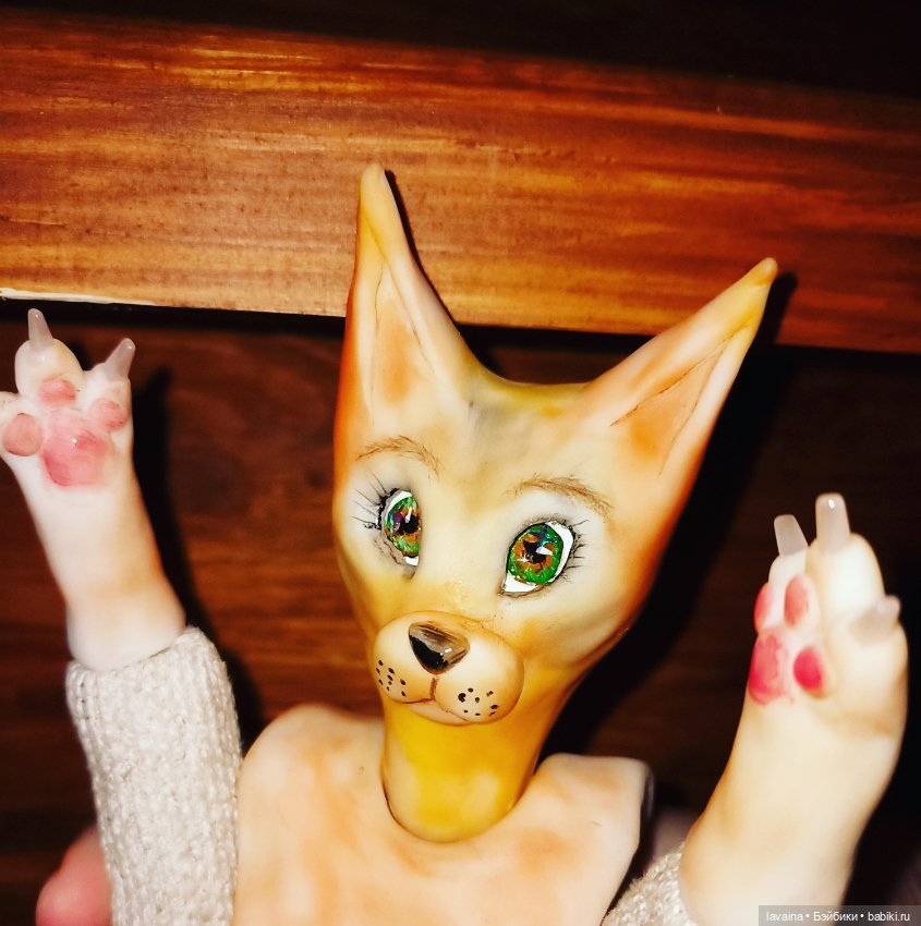 Куклокот из полимерной глины, с тряпичным телом. Или как поддержать ребенка в творческих начинаниях (фото 2)