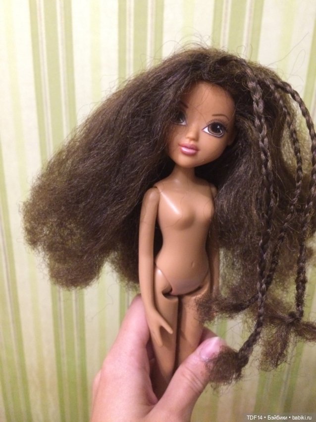 Экспресс реанимация волос куклы Мокси