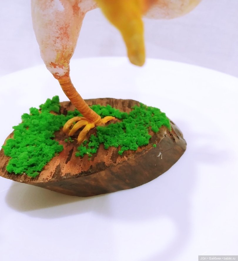 Цыпа на прогулке — Ватные игрушки на елку: ретро (фото 9)