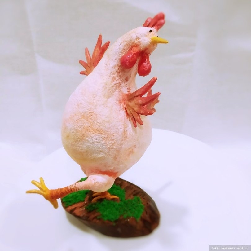 Цыпа на прогулке — Ватные игрушки на елку: ретро (фото 2)