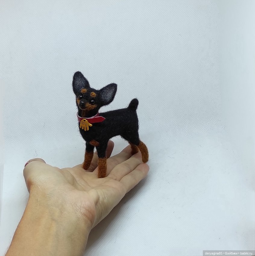 Тойчик — Валяные игрушки из шерсти: сухое валяние (фото 6)