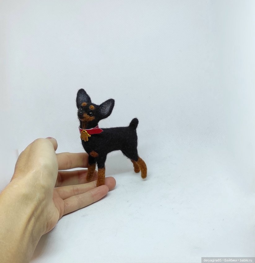 Тойчик — Валяные игрушки из шерсти: сухое валяние (фото 3)