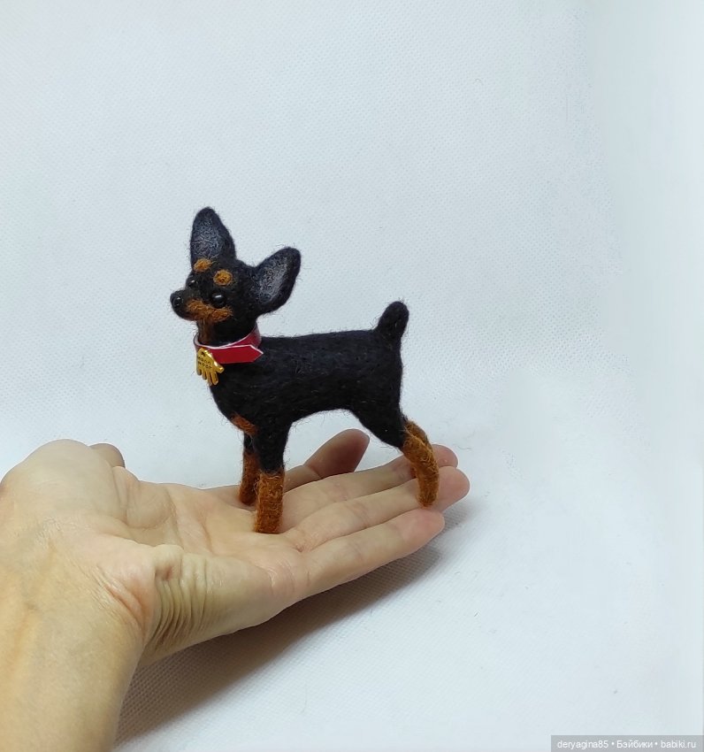 Тойчик — Валяные игрушки из шерсти: сухое валяние (фото 7)