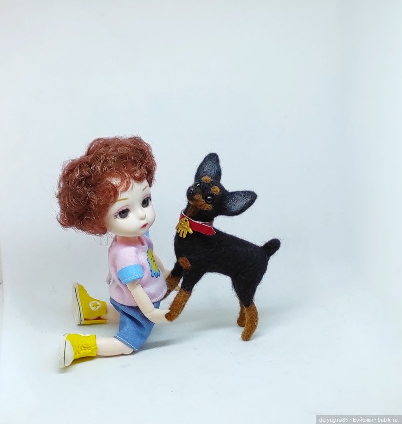 Тойчик — Валяные игрушки из шерсти: сухое валяние