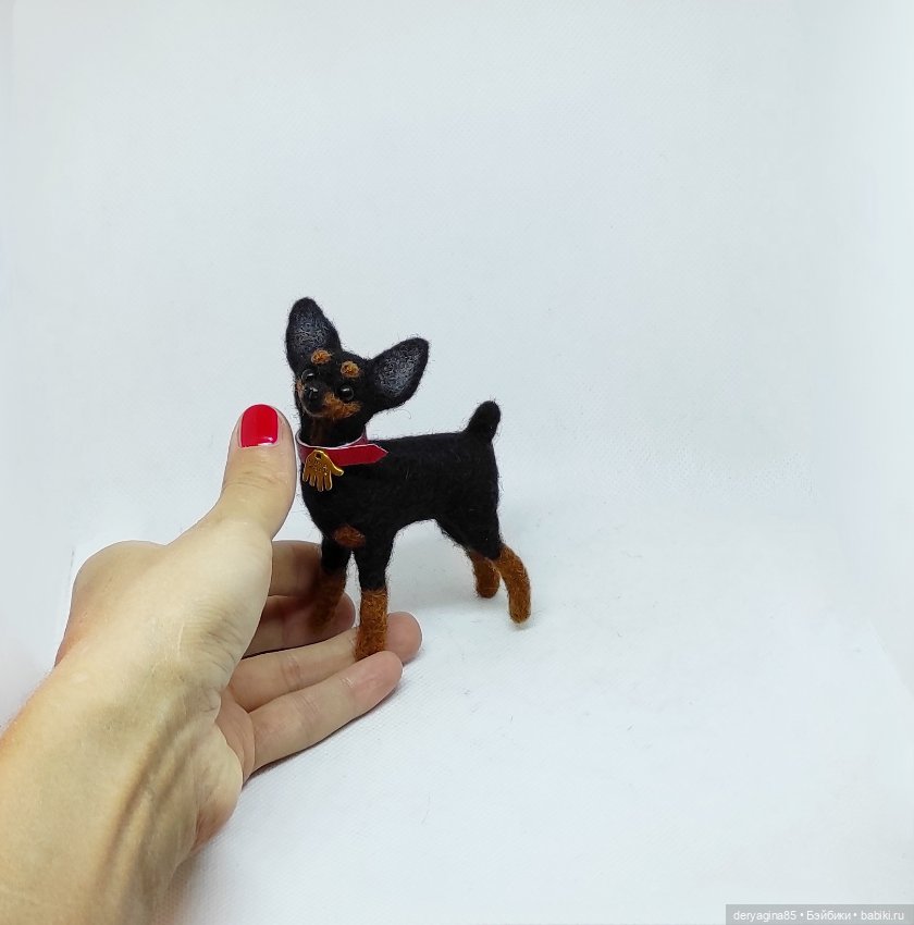 Тойчик — Валяные игрушки из шерсти: сухое валяние (фото 5)