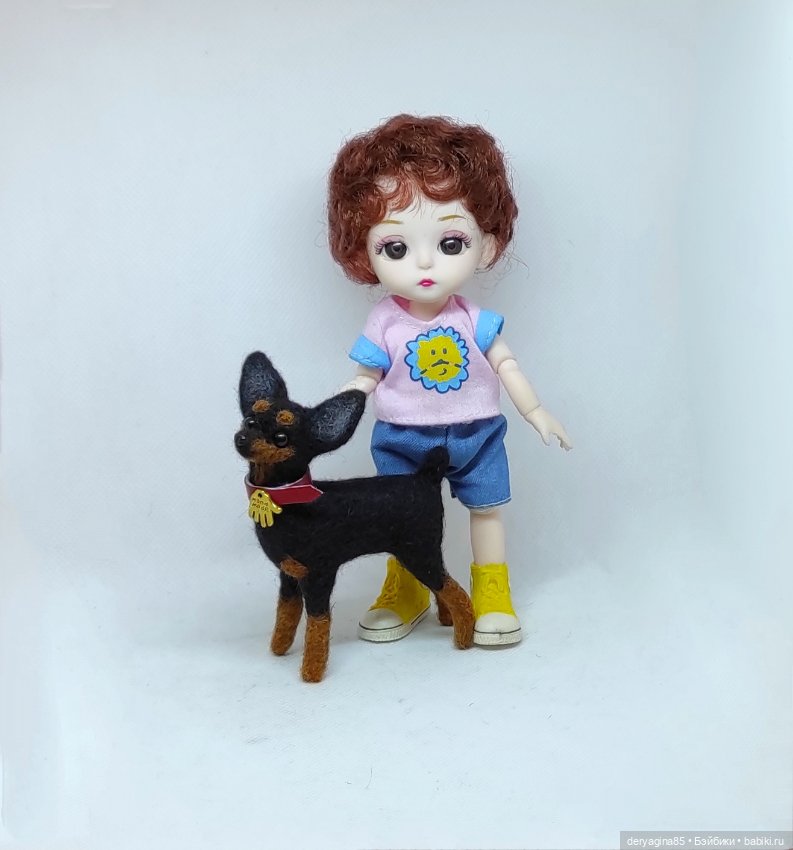 Тойчик — Валяные игрушки из шерсти: сухое валяние (фото 10)