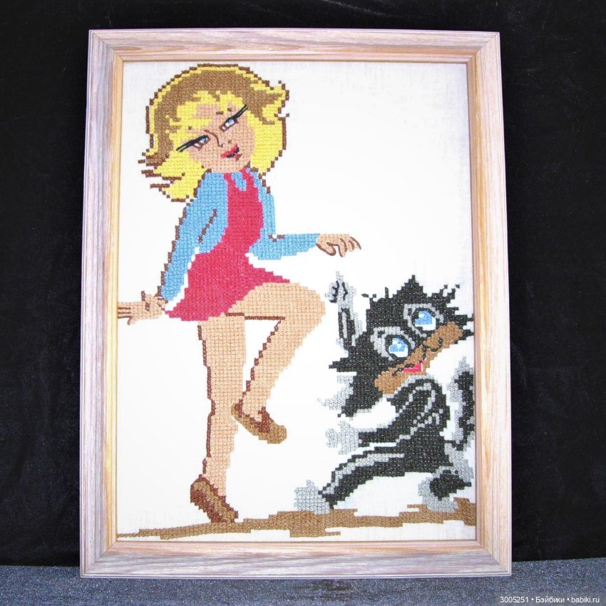 Буратино на старой вышивке (фото 3)