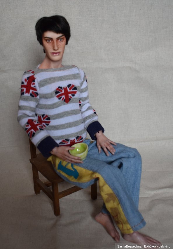 Ларри. Мечты сбываются — Авторские фарфоровые куклы (OOAK): ручная работа (фото 4)