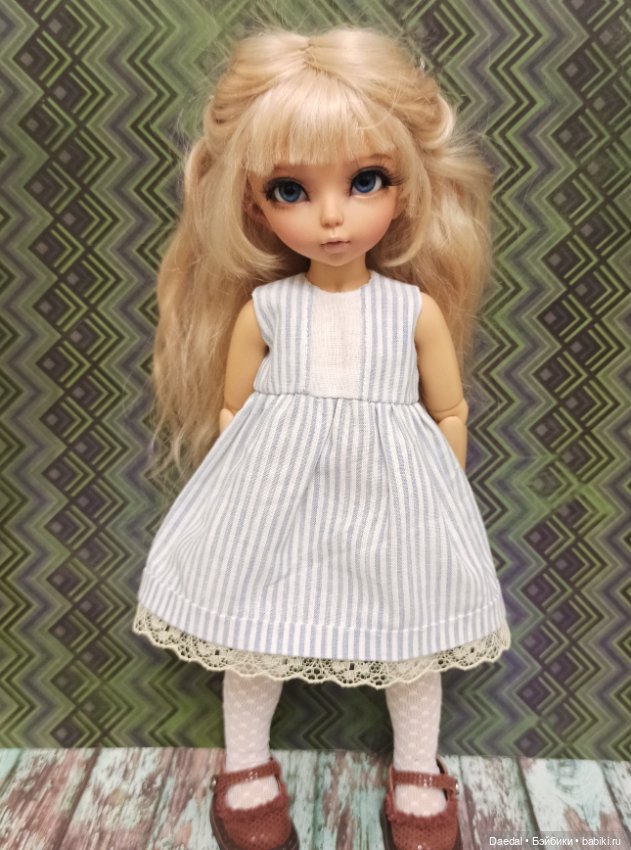 Сарафан на Рэйчел — Одежда и обувь для кукол своими руками: фото (фото 2)