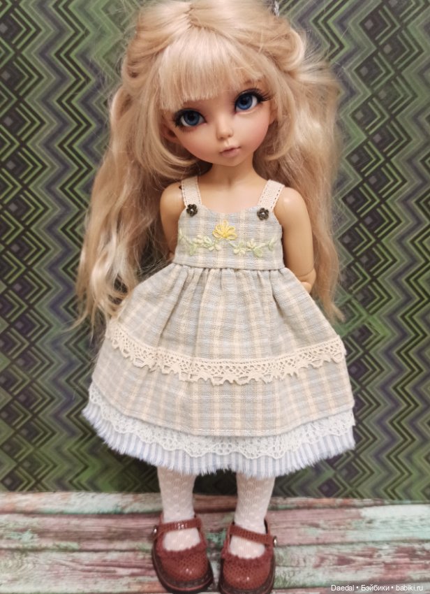 Сарафан на Рэйчел — Одежда и обувь для кукол своими руками: фото (фото 6)