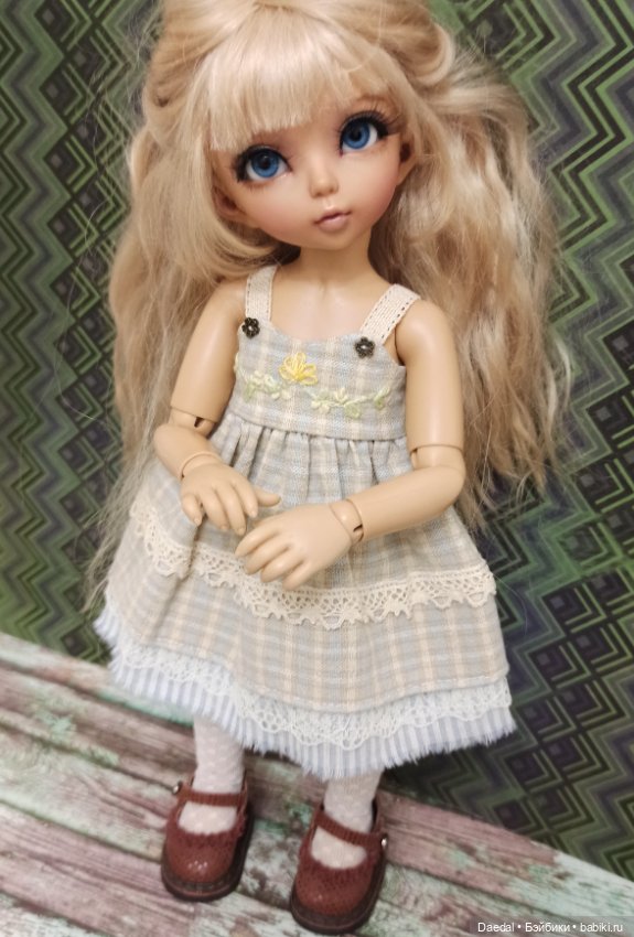 Сарафан на Рэйчел — Одежда и обувь для кукол своими руками: фото (фото 5)