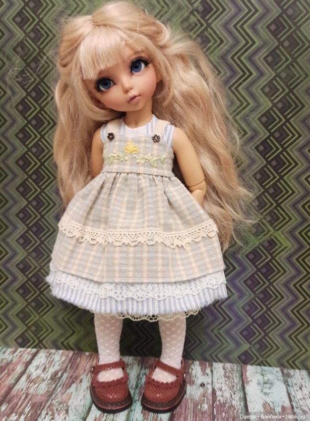 Сарафан на Рэйчел — Одежда и обувь для кукол своими руками: фото (фото 8)