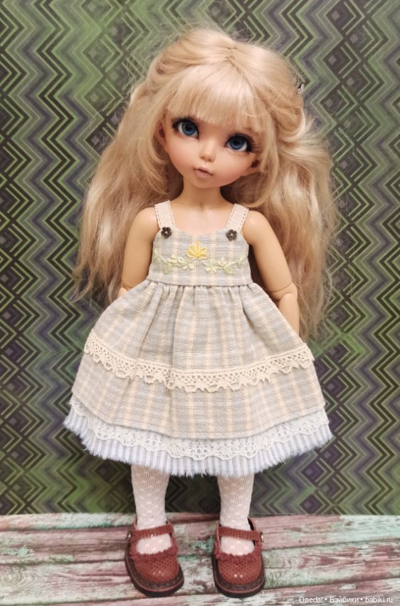 Сарафан на Рэйчел — Одежда и обувь для кукол своими руками: фото (фото 4)