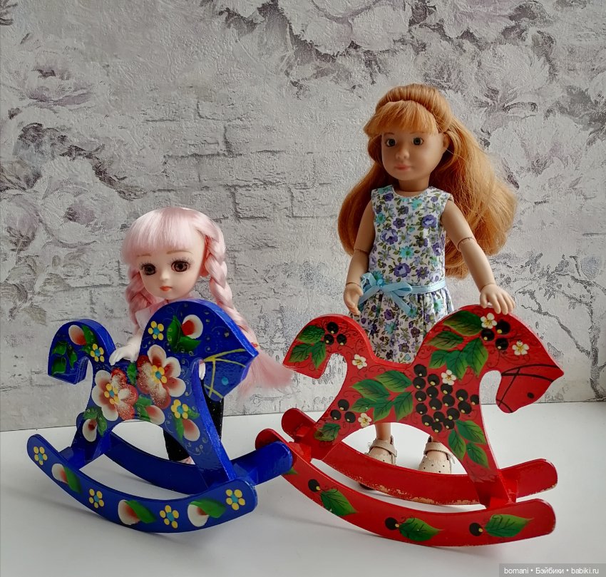 Лошадки - качалки — Мебель для кукол и домиков: фото (фото 6)