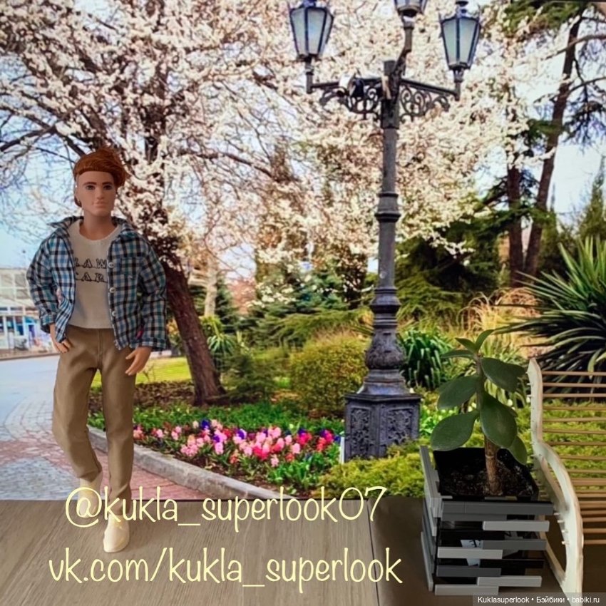 Прогулка в стильной одежде