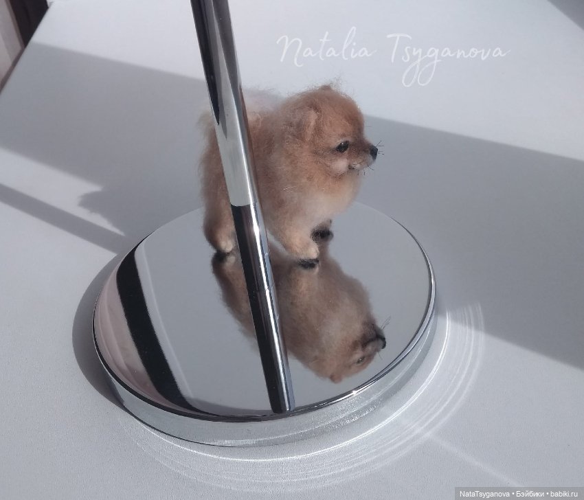 Малыш шпиц — Валяные игрушки из шерсти: сухое валяние (фото 4)