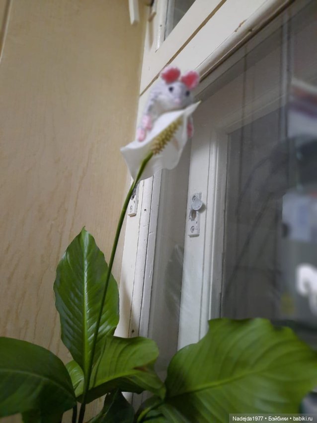 Новые котики по МК Ольги Бессогоновой и мышь по описанию Клэр Гарланд