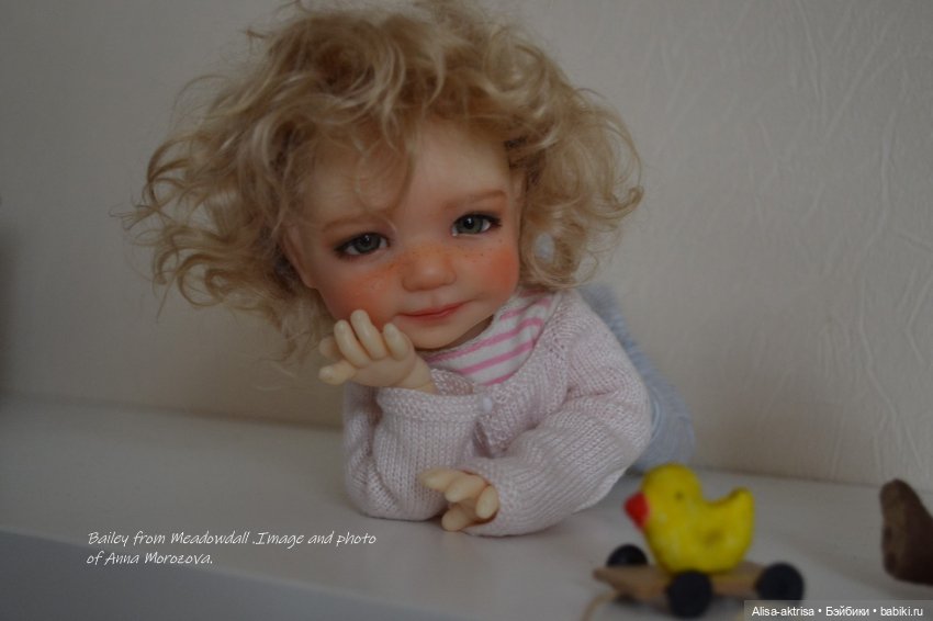 Бейли в новом паричке — Куклы Meadow dolls (Медовушки): BJD (БЖД) (фото 5)