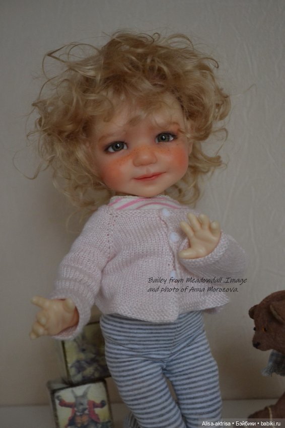 Бейли в новом паричке — Куклы Meadow dolls (Медовушки): BJD (БЖД) (фото 10)