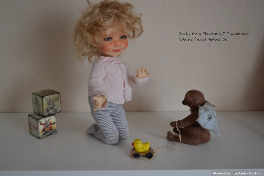 Бейли в новом паричке — Куклы Meadow dolls (Медовушки): BJD (БЖД)