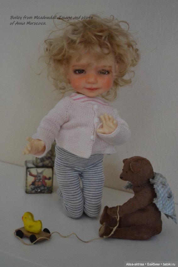 Бейли в новом паричке — Куклы Meadow dolls (Медовушки): BJD (БЖД) (фото 8)