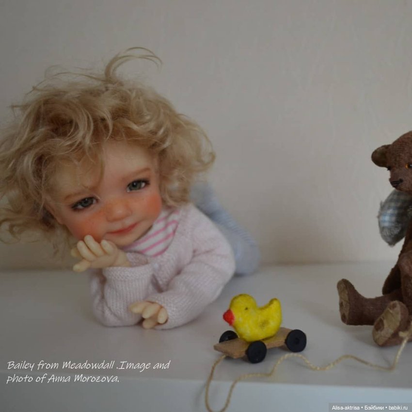 Бейли в новом паричке — Куклы Meadow dolls (Медовушки): BJD (БЖД)