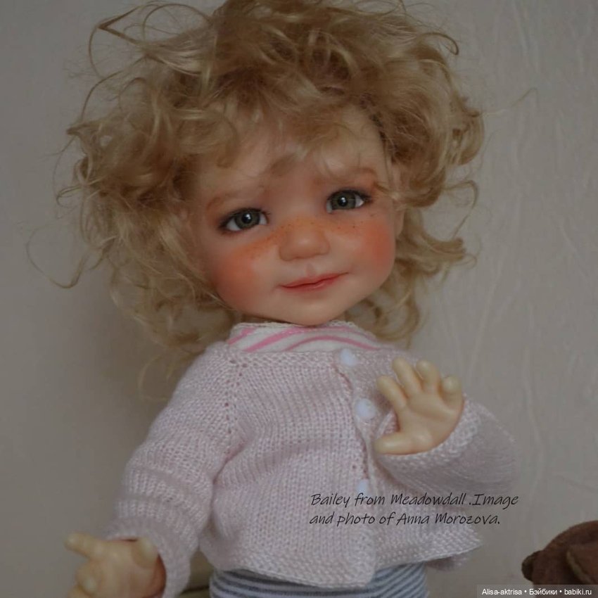 Бейли в новом паричке — Куклы Meadow dolls (Медовушки): BJD (БЖД)