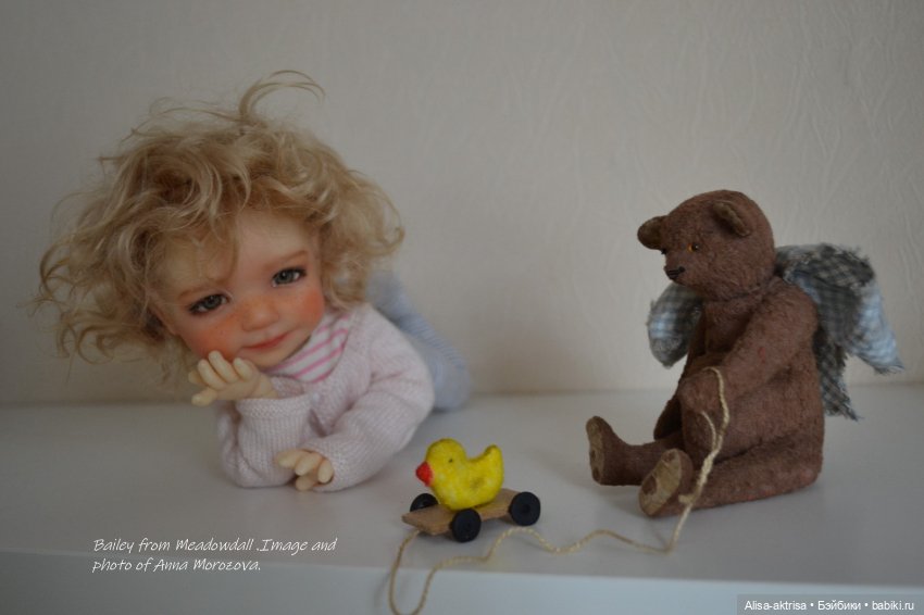 Бейли в новом паричке — Куклы Meadow dolls (Медовушки): BJD (БЖД)