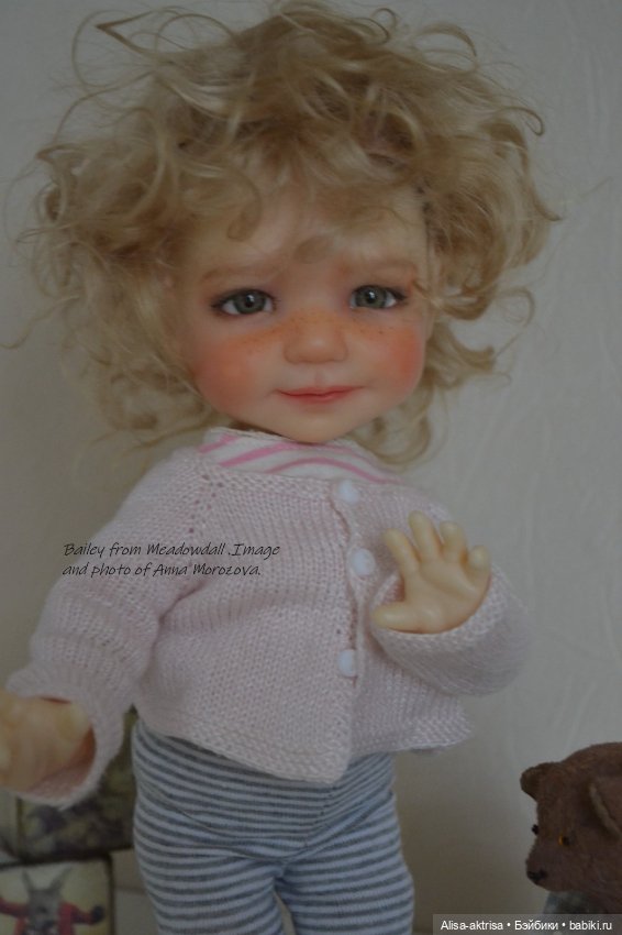 Бейли в новом паричке — Куклы Meadow dolls (Медовушки): BJD (БЖД) (фото 6)