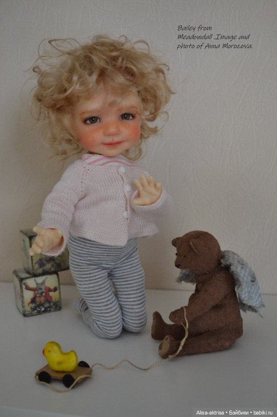 Бейли в новом паричке — Куклы Meadow dolls (Медовушки): BJD (БЖД) (фото 3)
