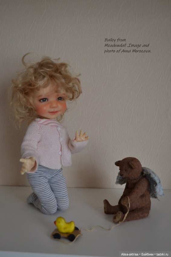 Бейли в новом паричке — Куклы Meadow dolls (Медовушки): BJD (БЖД)