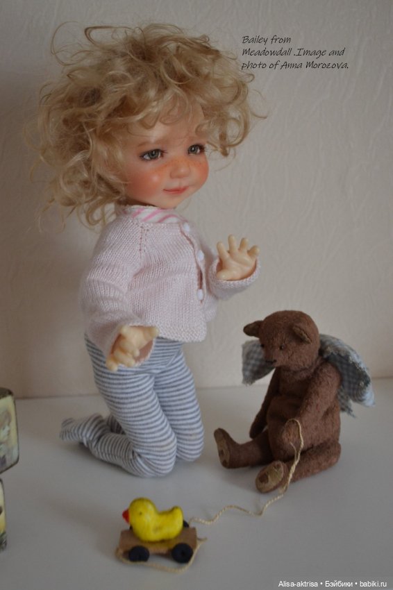 Бейли в новом паричке — Куклы Meadow dolls (Медовушки): BJD (БЖД) (фото 2)