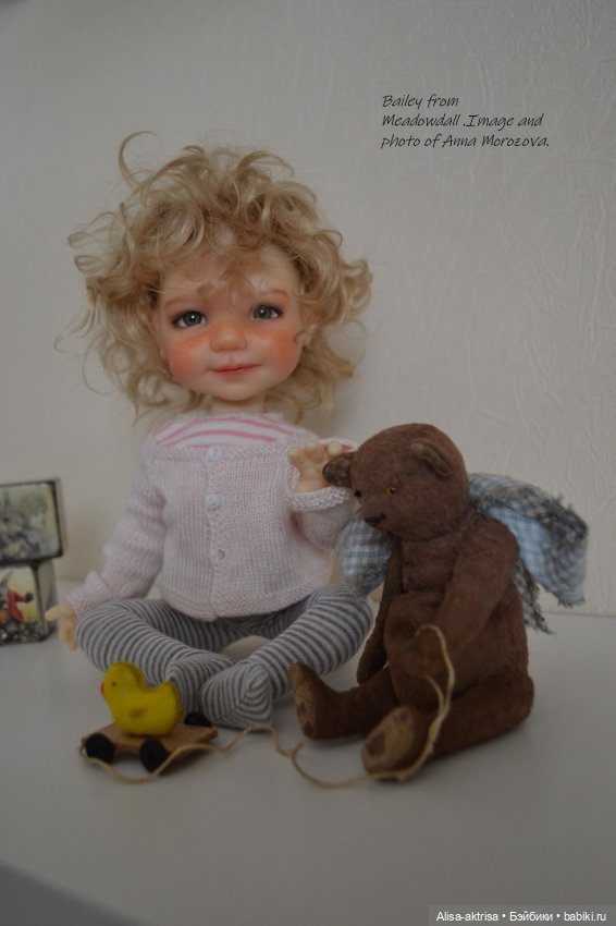 Бейли в новом паричке — Куклы Meadow dolls (Медовушки): BJD (БЖД)