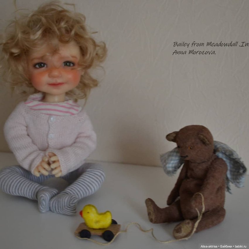 Бейли в новом паричке — Куклы Meadow dolls (Медовушки): BJD (БЖД)