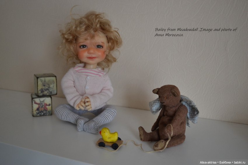 Бейли в новом паричке — Куклы Meadow dolls (Медовушки): BJD (БЖД)