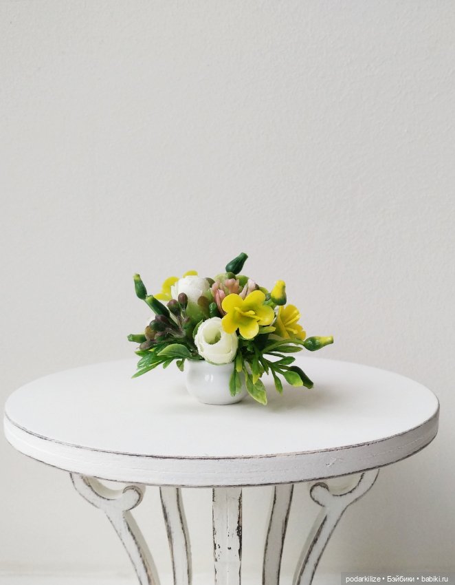 Цветочная композиция в миниатюре 1:6 (фото 4)