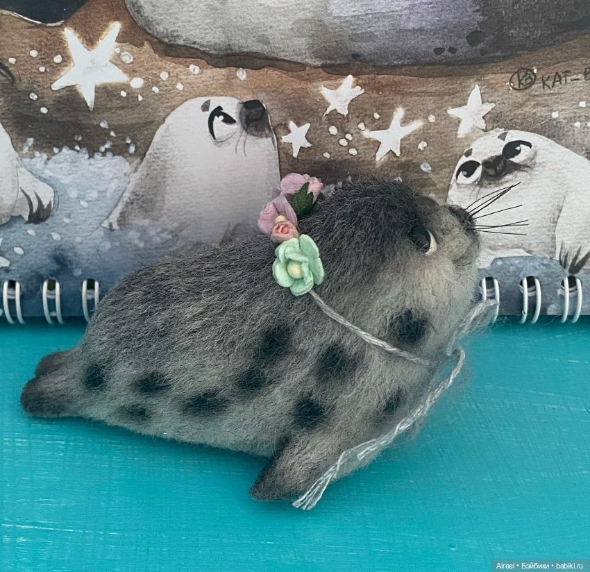 Очаровательный тюленьчик от мастерицы Алины Макаровой (фото 3)